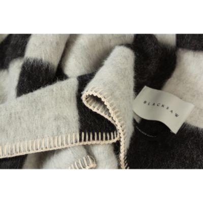 Crosby Check Heirloom Alpaca Blanket