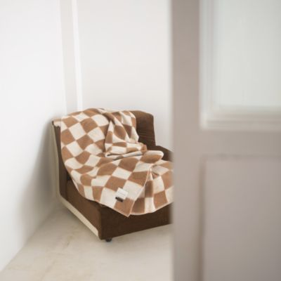 Crosby Check Heirloom Alpaca Blanket
