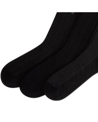 Classic Pattern Dress Socks, 3-Pack