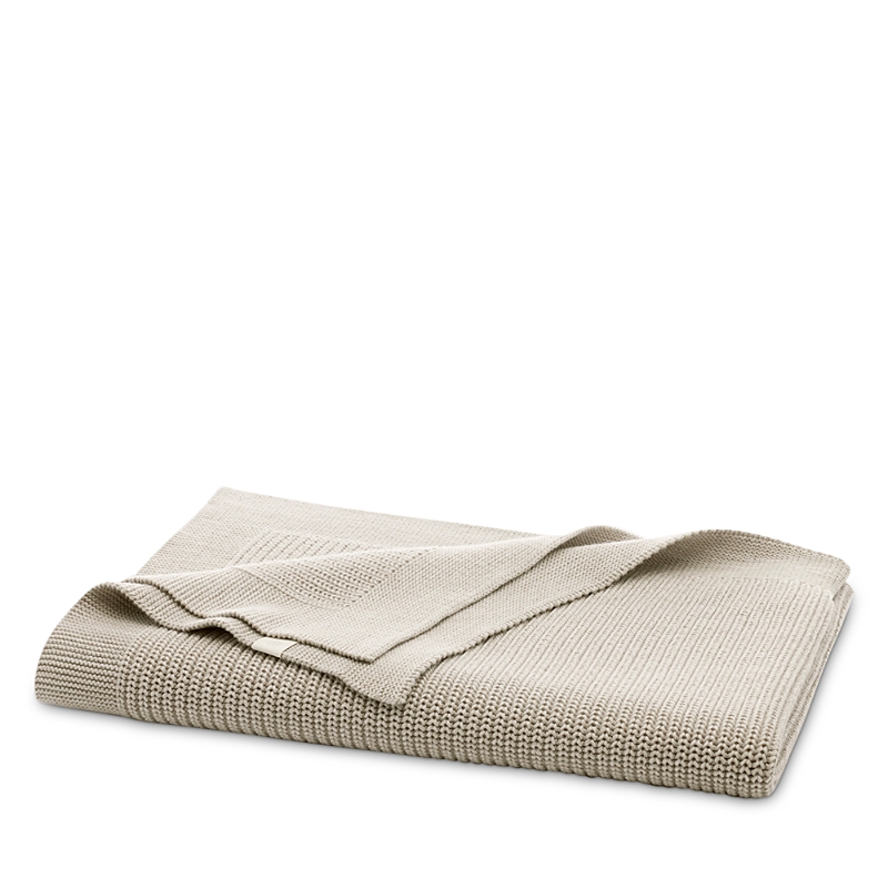 Boll & Branch Ribbed Knit Cotton Baby Blanket