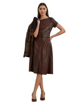 Ralph Lauren - Leather Dress