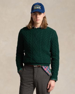Polo Ralph Lauren Wool Cable Knit Crewneck Sweater