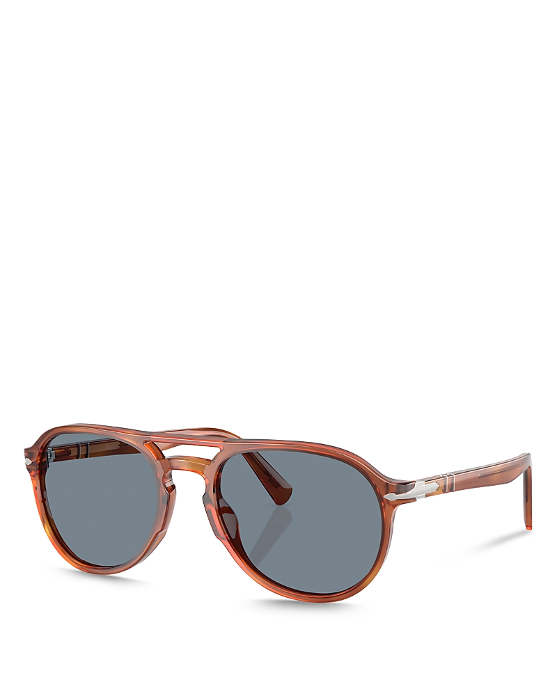 Persol Aviator Sunglasses, 55mm
