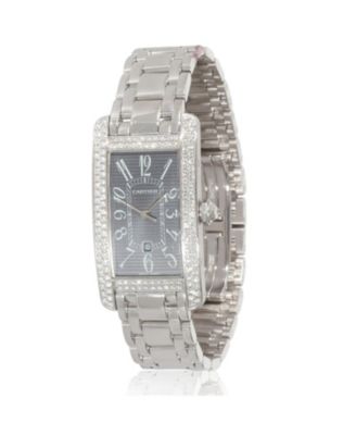 Pre-Owned Cartier - White Gold Tank Americaine de Cartier Watch 2490 26.90 mm