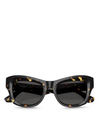 Shield Hinge Cat Eye Sunglasses, 51mm