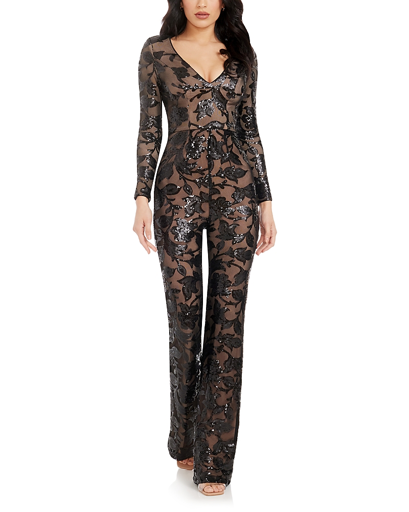 dress the population romy jumpsuit Tiffany Jumpsuit