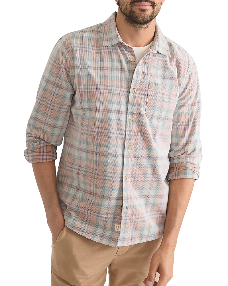 MARINE LAYER LONG SLEEVE PRINTED SHIRT