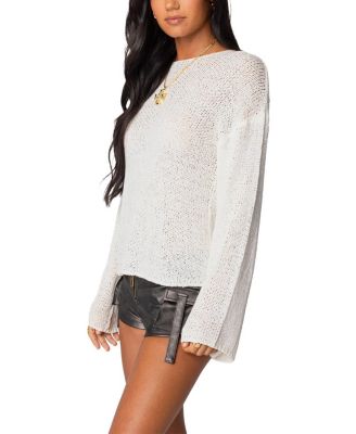 Drop Shoulder Light Knit Sweater