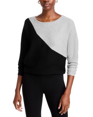 T Tahari Color Blocked Dolman Sleeve Sweater