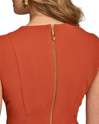 Donna Karan Jewel Neck Sleeveless Dress | Bloomingdale's