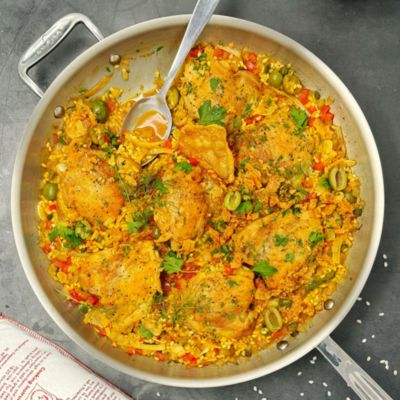 D3 Stainless 14" Fry Pan with Lid