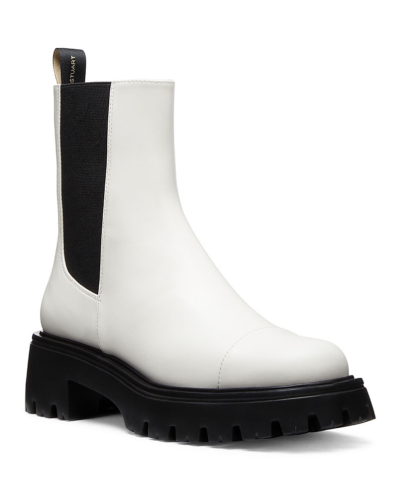 Stuart Weitzman Norah Booties In Cream