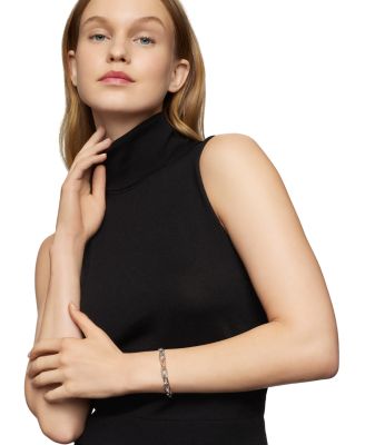 18K Rose Gold & Sterling Silver DY Madison&reg; Link Bracelet