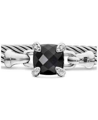 Chatelaine&reg; Bracelet with Black Onyx and Diamonds