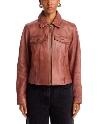 Leather Trucker Jacket