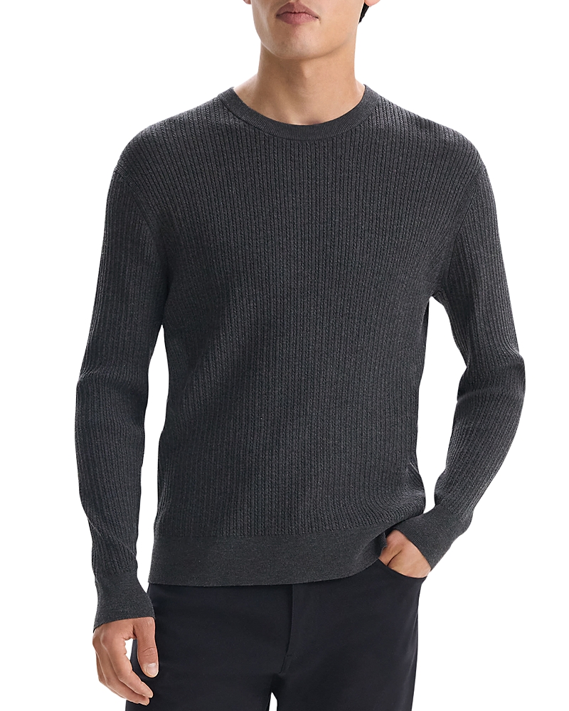 Theory Riland Sweater In Light Bilen In Pestle Melange