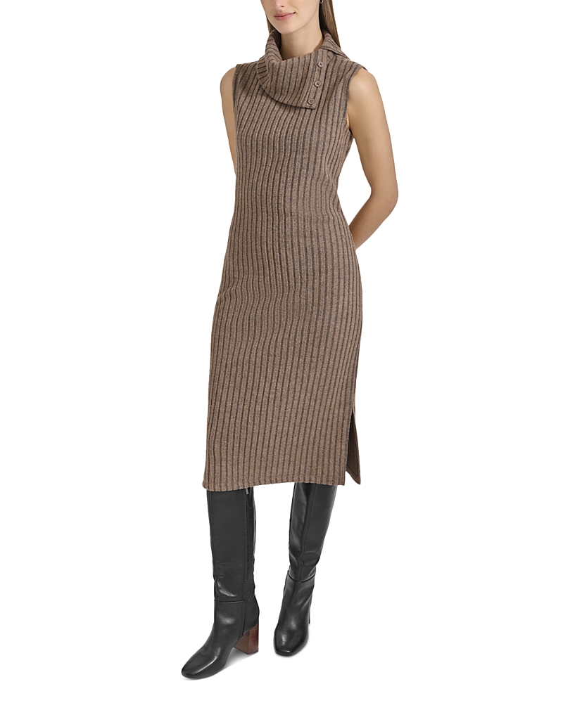 Marc New York Sleeveless Rib Knit Sweater Dress