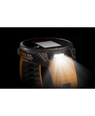 Fenix 8 47mm, AMOLED, Saphire, Bare Graphite Titanium, Spark Orange/Graphite Band Watch / Fitness Tracker