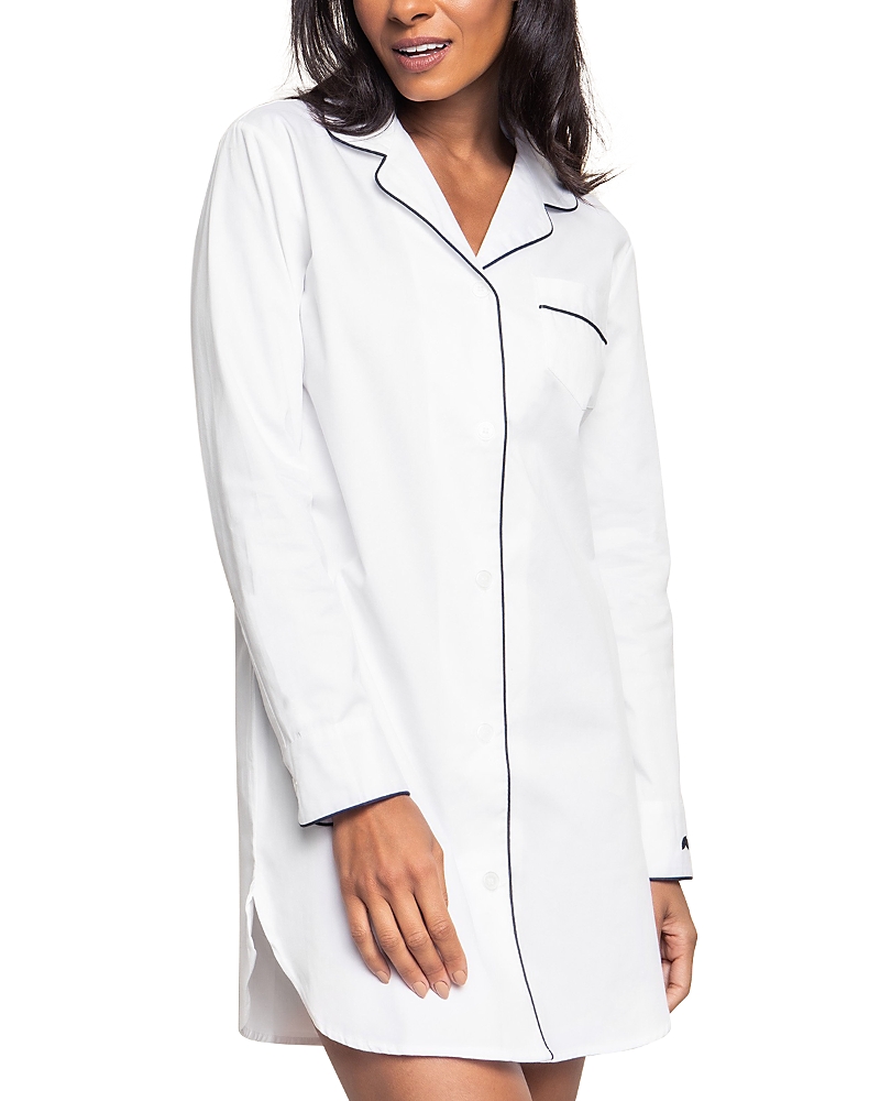 PETITE PLUME CONTRAST TRIM NIGHTSHIRT