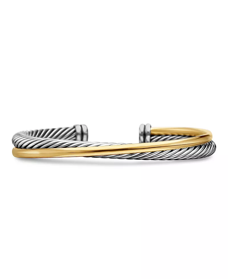 David Yurman Crossover Cuff with Gold