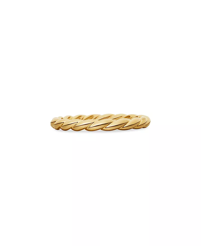 David Yurman Paveflex Ring in 18K Gold