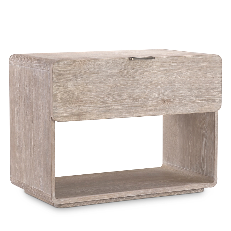 Bernhardt Loft Antibes One Drawer Nightstand In Gray