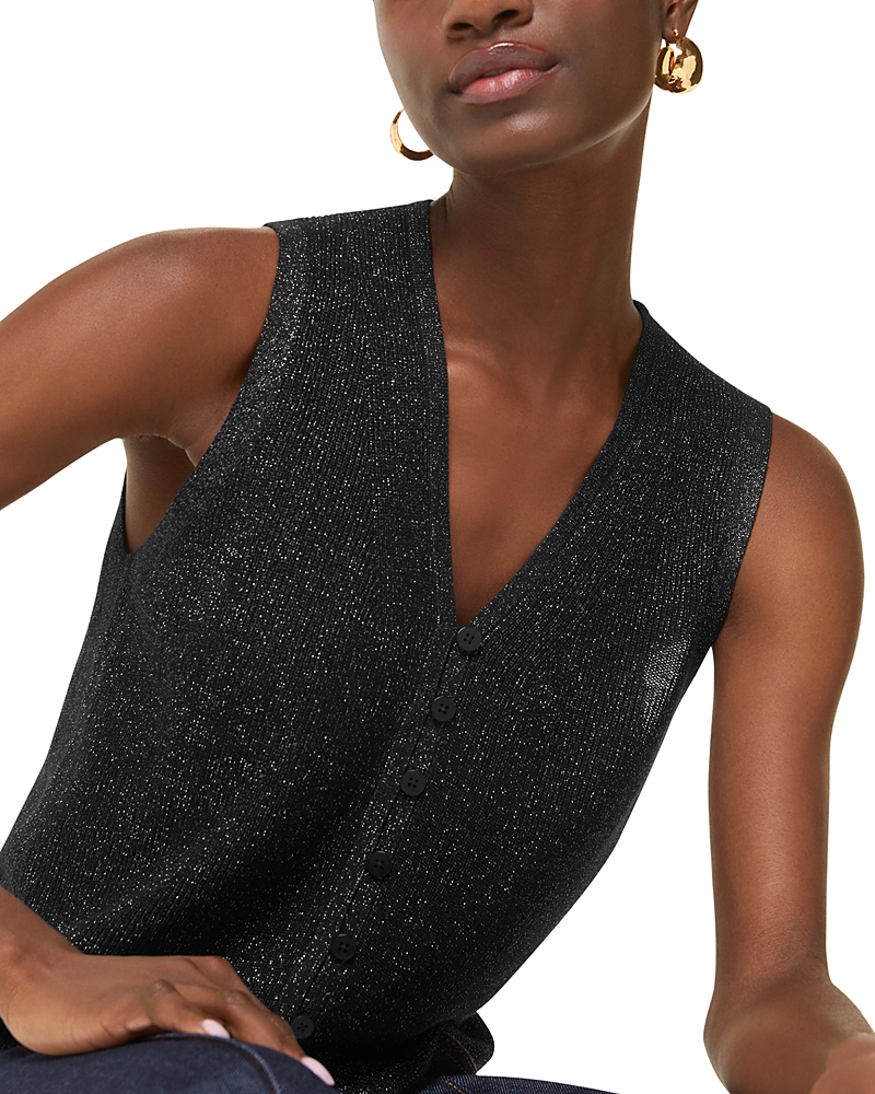 Whistles Sparkle Knit Tank