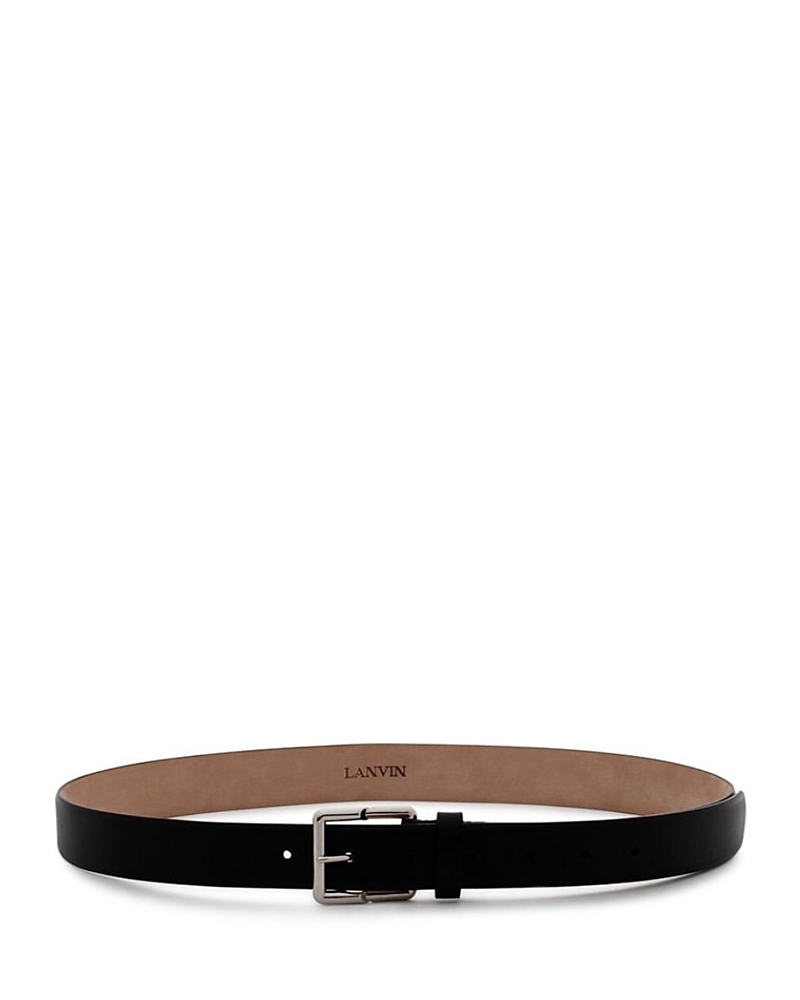 Lanvin Haute Sequence Leather Belt In Black