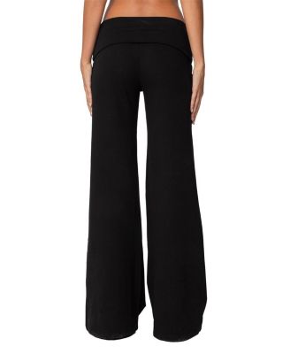  Wide Leg Fold Over Pants