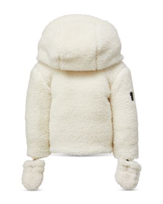 Unisex Snowball Faux Shearling Hooded Down Jacket - Baby