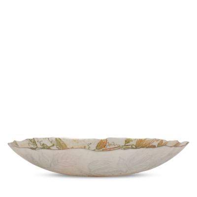 Vietri Autunno Glass Large Serving Bowl