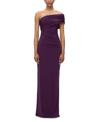 Herve Leger The Olivia Crystal Trim Gown