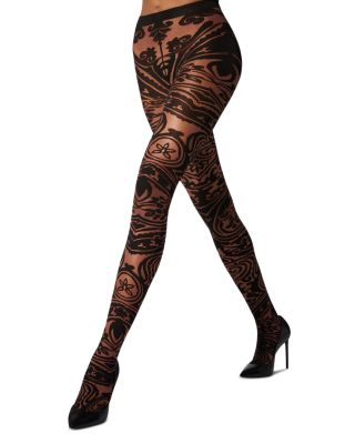 Wolford - Paisley Tattoo Tights