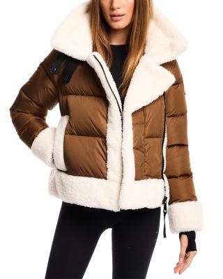 Bianca Sherpa Trim Down Jacket