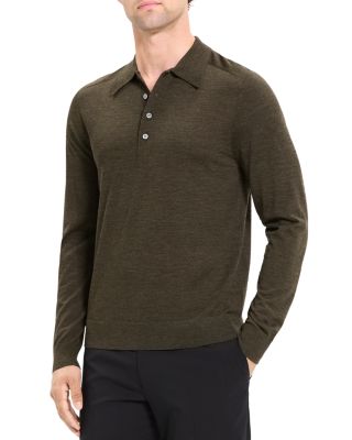 Theory - Regal Long Sleeve Polo Sweater