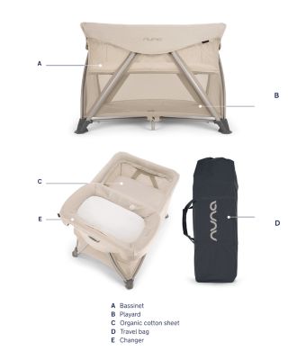 SENA™ aire Play Yard & Travel Crib + SENA™ series changer