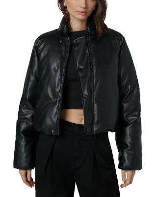 Joe's Jeans - The Kiki Faux Leather Bomber Jacket