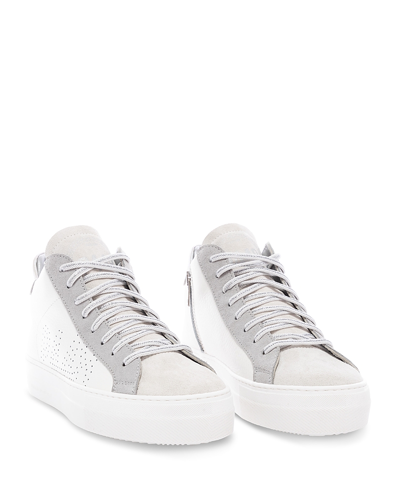 P448 The Amid High Top Sneaker In White