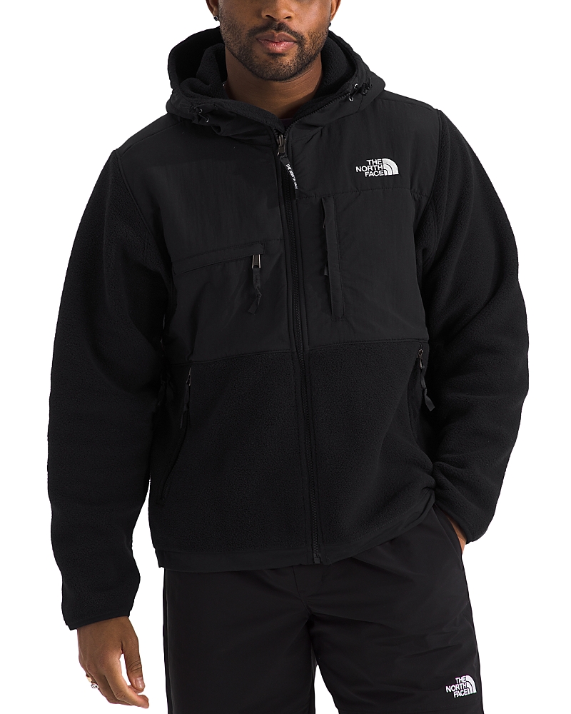 The North Face Canyonlands Stretch Fleece Standard Fit Full Zip Mock Neck Sweatshirt In Black