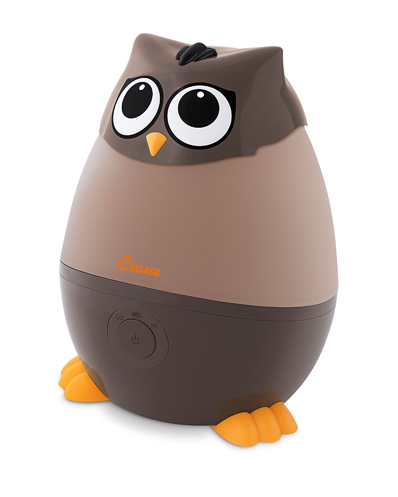 Crane Baby Adorable Humidifier, Mini Owl, Cool Mist Humidifier with Vapor Tray, 0.5 Gal.