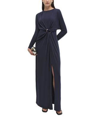 Maisie Long Sleeve Draped Dress