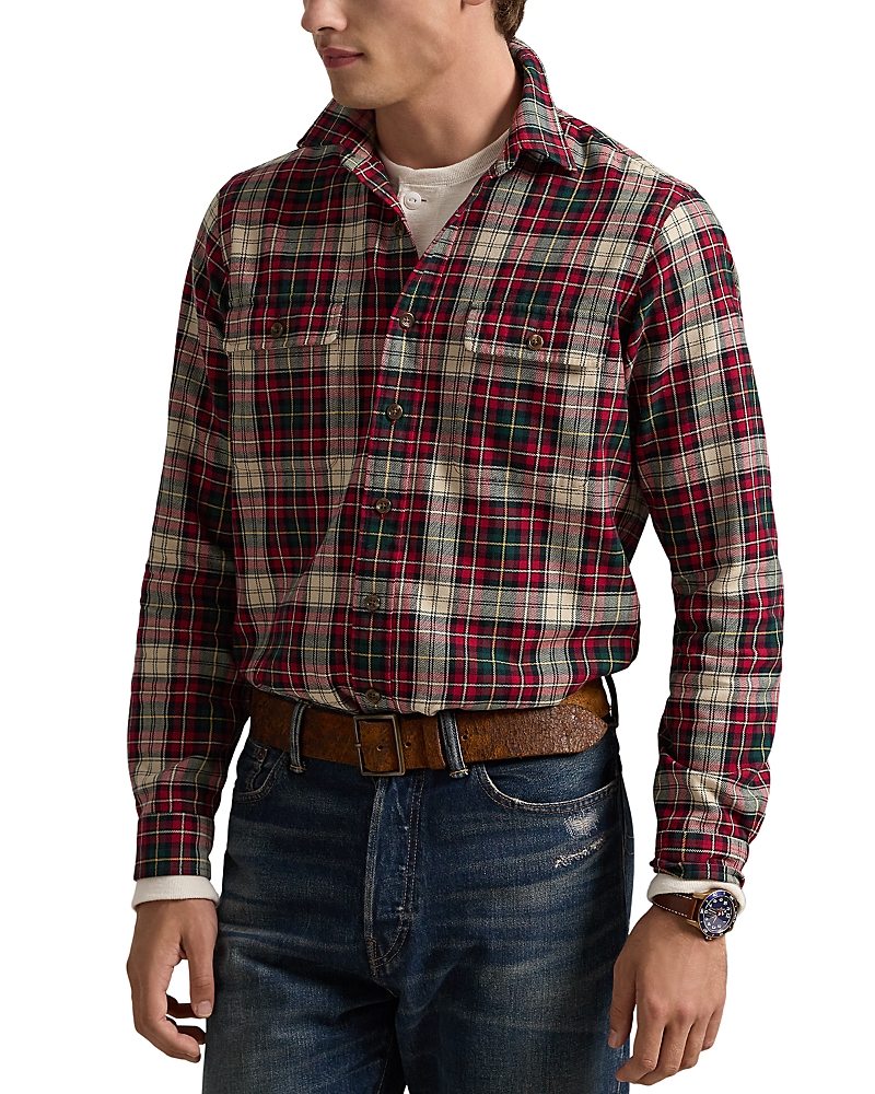 Polo Ralph Lauren Classic Fit Plaid Flannel Workshirt