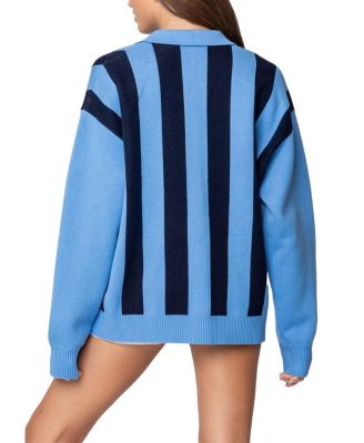 Larson Oversized Polo Sweater