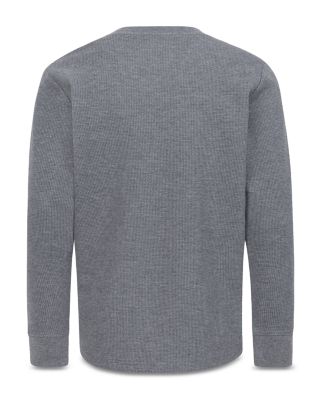 Boys' Long Sleeved Waffled Knit Tee - Big Kid