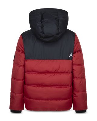 Boys' Hooded Faux Down Jacket - Big Kid