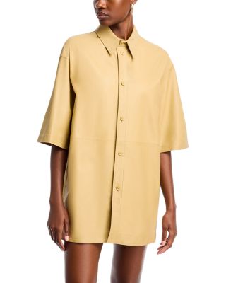 Fabiana Filippi - Leather Shirt Dress