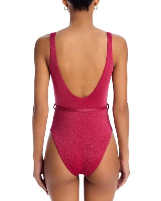 Plunge One Piece Swimsuit - Exclusive