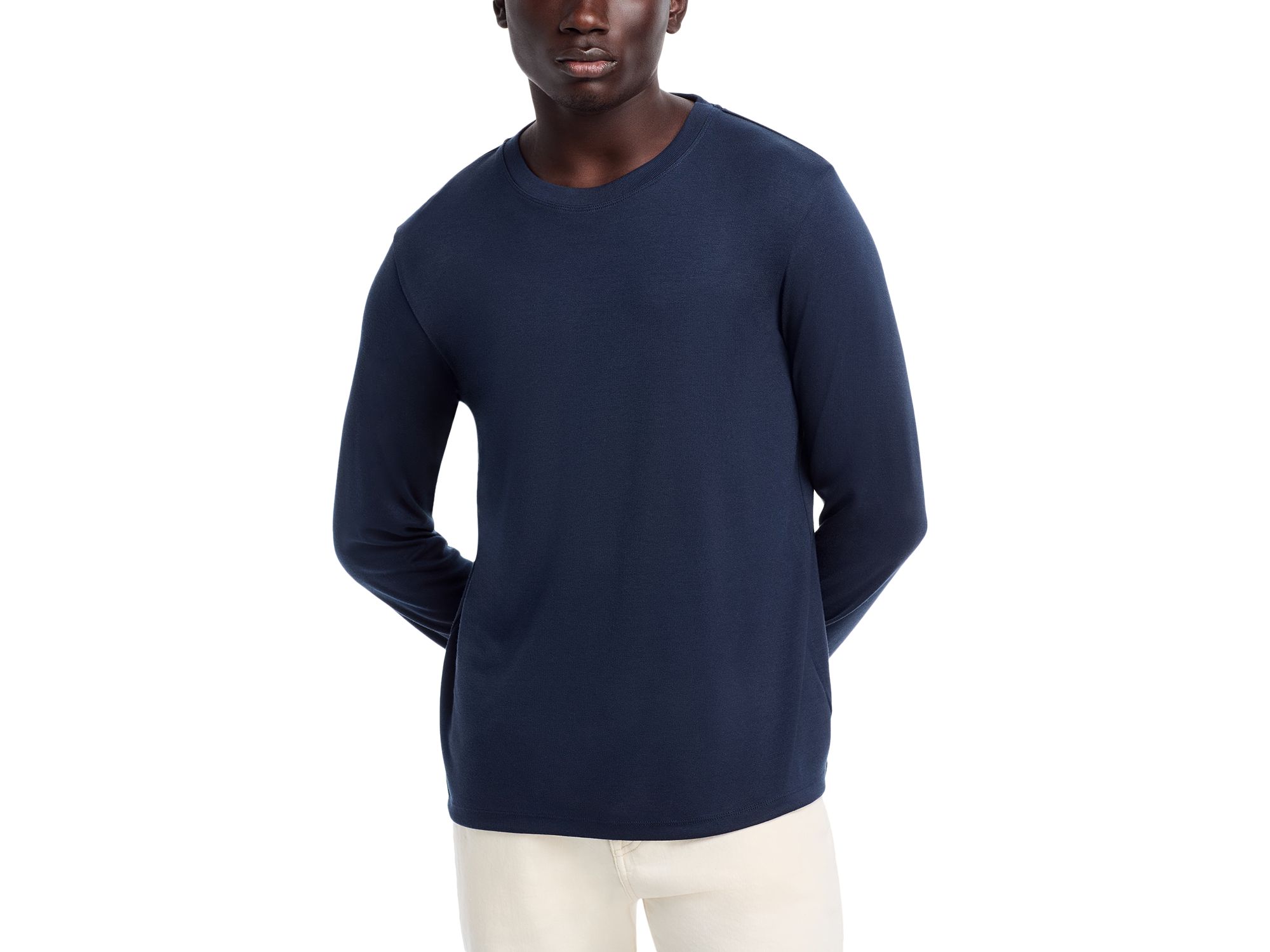 Essential Tee Long Sleeve in Anemone Milano - Image 1