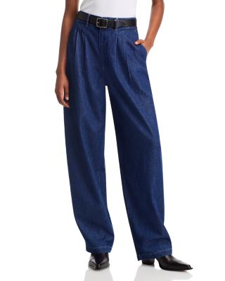 FRAME - The Tapered Trouser High Rise Jeans in Rinse