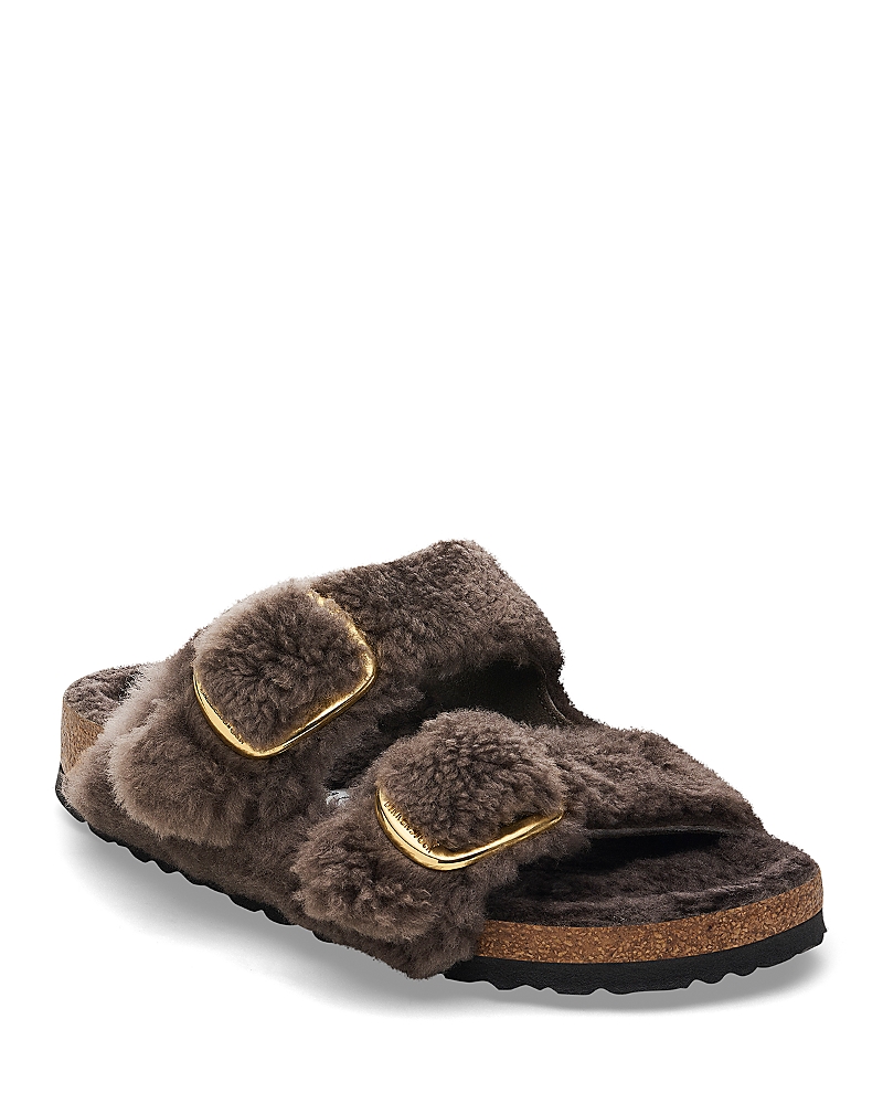 Birkenstock Women's Arizona Big Buckle Shearling Slide Sandals